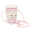 Amuseables Coffee-To-Go Pink Bag