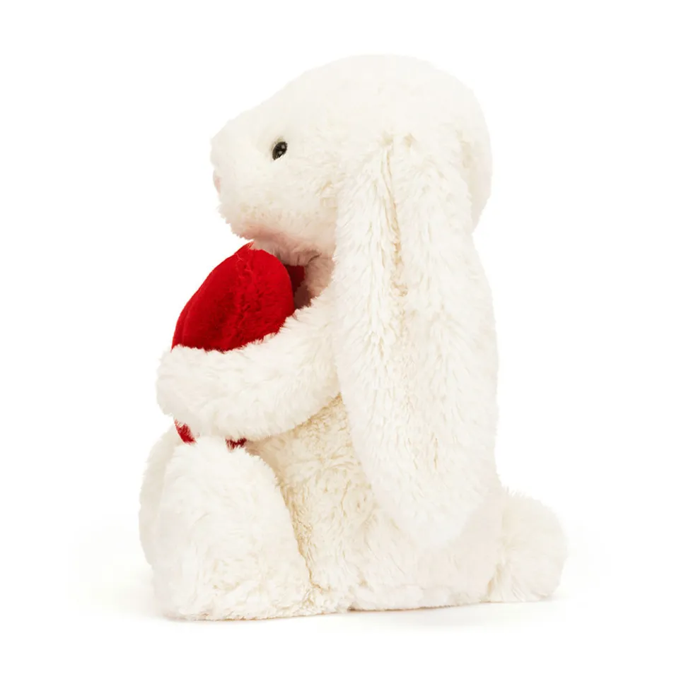 Bashful Red Love Heart Bunny