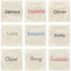 Bashful Shimmer Bunny with Personalised Cream Jumper