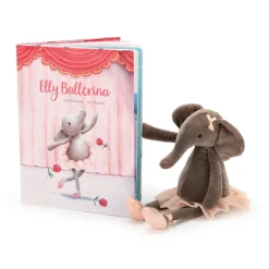 Elly Ballerina Book and Dancing Darcey Elephant
